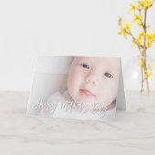 Uw foto-Moederdag Kaart (Gele Bloem)