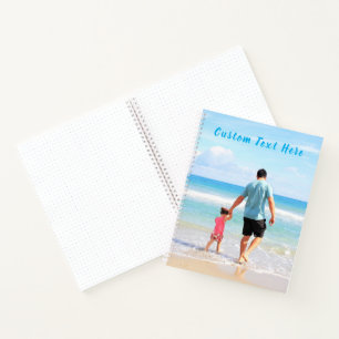 Uw foto-Notitieboek met aangepaste tekstnaam Notitieboek