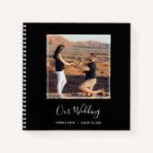 Uw foto op bruiloft Gast Boek (Voorkant)