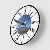 Uw Foto op een Aangepaste Ronde Klok (Hoek)