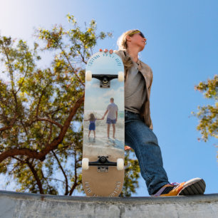 Uw Foto Skateboard Cadeau met Aangepaste Tekst Naa