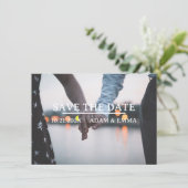 Uw foto slaat de datum QR-code op Aankondiging (Staand voorkant)