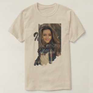 UW FOTO State of Indiana Shape T-shirt