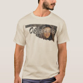 UW FOTO-status Oklahoma T-shirt met vorm (Voorkant)