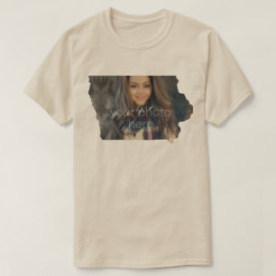 UW FOTO-status van Iowa Shape T-shirt