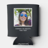 UW foto & tekst aangepaste koelbox Blikjeskoeler (Achterkant)