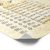 Uw foto van de Floral van de Bosbouw Poster (Hoek)