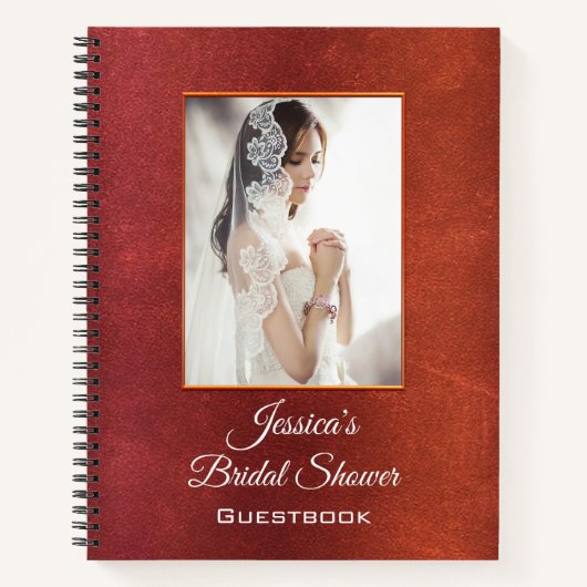 Uw foto-Vrijgezellenfeest Guestbook Spiral Notitie Notitieboek (Voorkant)