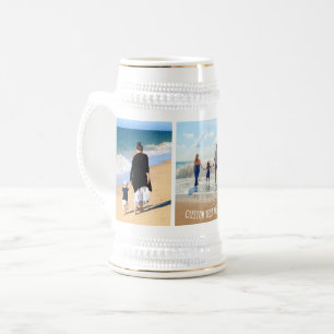 Uw Fotocollage Bierstein met aangepaste tekst Bierpul