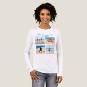 Uw fotocollage en aangepaste tekst gepersonaliseer Tri-Blend shirt (Voorkant)