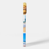 Uw fotocollage iPhone hoesje met aangepaste tekst (Achterkant / Rechts)