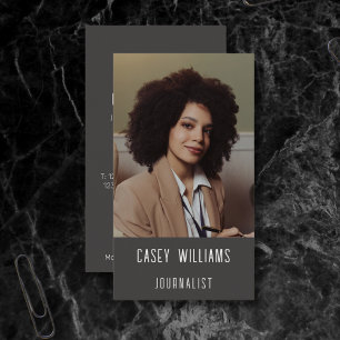 Uw fotojournalistiek Visitekaartje