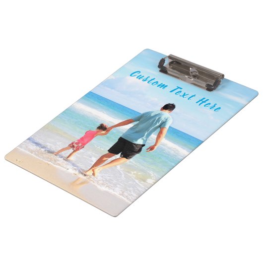 Uw fotoklembord gepersonaliseerd met aangepaste te klembord (Gekanteld)