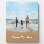 Uw Fotoplaqué Gift met Aangepaste Tekst Fotoplaat (Voorkant)