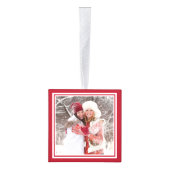 UW FOTO'S aangepast kerstversiering Kubus Ornament (Rechts)