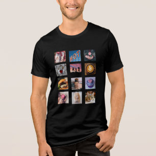 UW FOTO'S aangepaste collage sjabloon t-shirt