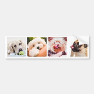 UW FOTO'S/Cute Dogs aangepaste bumpersticker