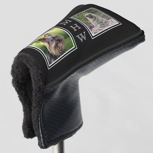 UW FOTO'S EN MONOGRAM putter cover (3/4 voorkant)