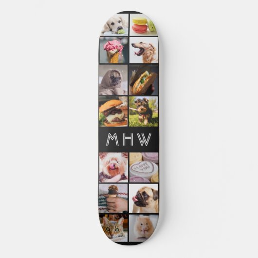 UW FOTO'S EN MONOGRAM-skateboards Skateboard (Voorkant)