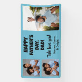 Uw foto's en tekst spandoek (Verticaal)