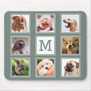 UW FOTO'S / honden aangepast monogram pad Muismat