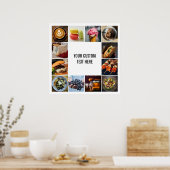 UW FOTO'S poster sjabloon aangepaste collage (Keuken)