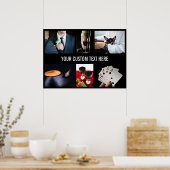 UW FOTO'S poster sjabloon aangepaste collage (Keuken)