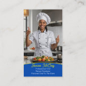 Uw foto's Restaurant Chef Catering Services Visitekaartje (Achterkant)
