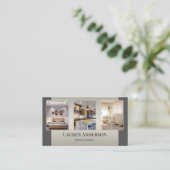 Uw Foto's Showcase Interior Designer Visitekaartje (Staand voorkant)