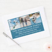 UW foto's, tekst en kleur aangepaste stickers (Envelop)