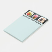 UW FOTO'S, TEKST EN KLEUREN aangepaste Post-it-not Post-it® Notes (Schuin)