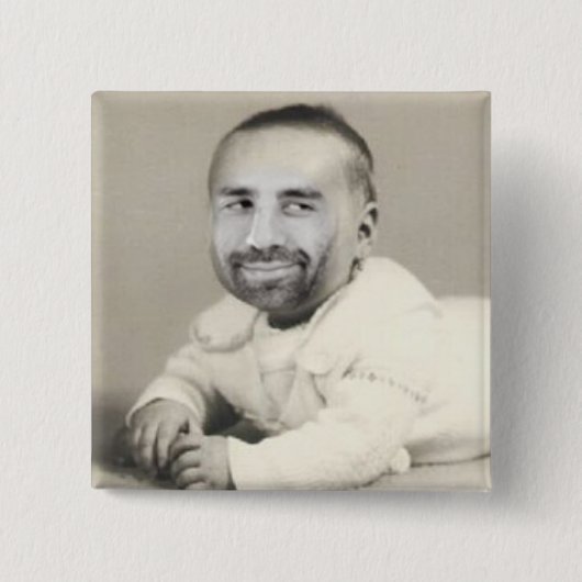 Uw FunFaceCam-Button Vierkante Button 5,1 Cm (Voorkant)