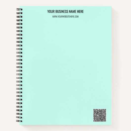 Uw Gebrandmerkte QR-code Zakelijke Notitieboek Sja (Voorkant)