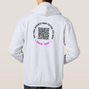 Uw Gebrandmerkte Zakelijke Hoodie met QR-code en T