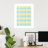 Uw geestelijke gezondheid is belangrijk poster (Thuiskantoor)