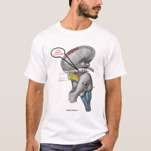 Uw geheugen begint hier (Hippocampus-Humor) T-shirt