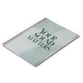 Uw geluid is belangrijk, optie 3 notitieboek (Linkerzijde)