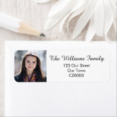 Uw gepersonaliseerd Afstuderen fotoadres Etiket (Insitu)