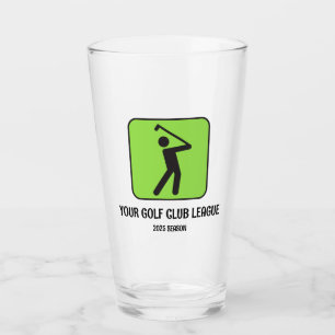 Uw Golf League / Seizoen Glas Tumbler