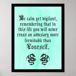 Uw grootste tegenstander poster