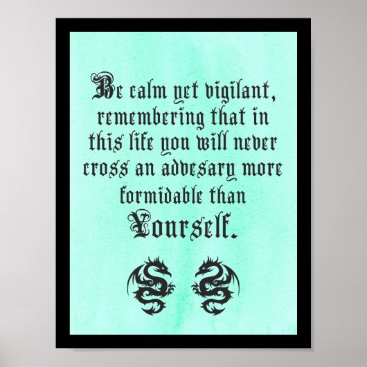 Uw grootste tegenstander poster (Voorkant)