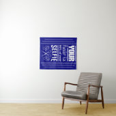 Uw haar is 90% van uw Selfie Wandkleed (In Situ (horizontaal))