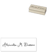 Uw handtekening script aangepaste naam rubberstempel (Gestempeld)