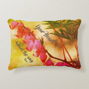 Uw hart kent bloedingen Inspirerend hart Accent Kussen