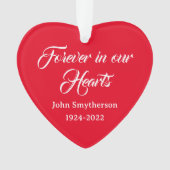 Uw herinneringen aan de kerstfeestdag ornament (voorkant)