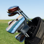 Uw Hoesje van het Fotogolfhoofd met Douanetekst Golfheadcover (Insitu)