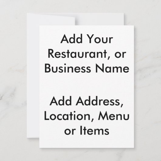 UW Hogere Uitnodiging van de Korting van de Kortin (Achterkant)