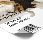 Uw hond op een Hoesje van het Tijdschrift "Glamour Poster (Hoek)