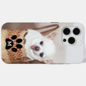 Uw hond puppy aangepaste foto chihuahua Monogram Case-Mate iPhone Case (Achterkant (horizontaal))