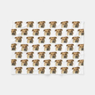 Uw huisdier Foto Hond Kat Custom Schattige Grappig Fleece Deken